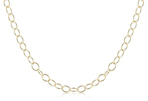17" Choker Enchant Gold Chain Necklace