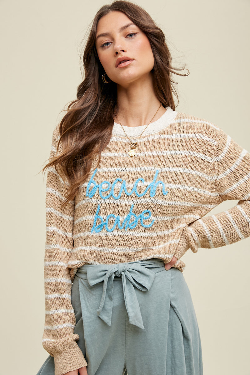 Beach Babe Knit Sweater