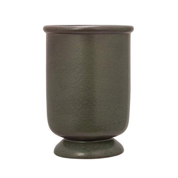 Green Stoneware Vase