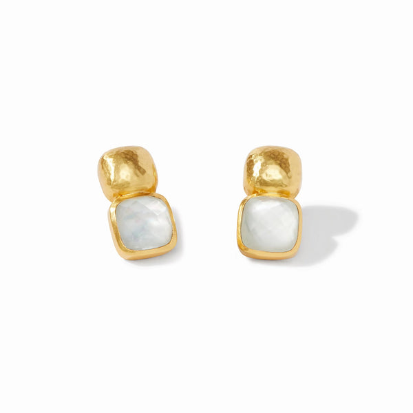 Catalina Gold + Iridescent Earring