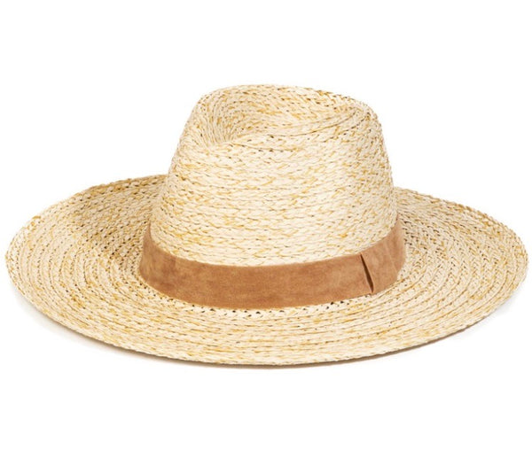 Flat Brim Straw Hat