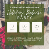 OUR 2025 ANNUAL HOLIDAY RELEASE PARTY!