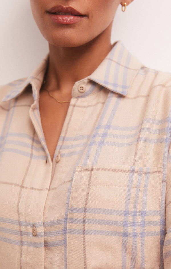 River Plaid Button Up