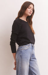 Azalea Longsleeve Sweatshirt in Black