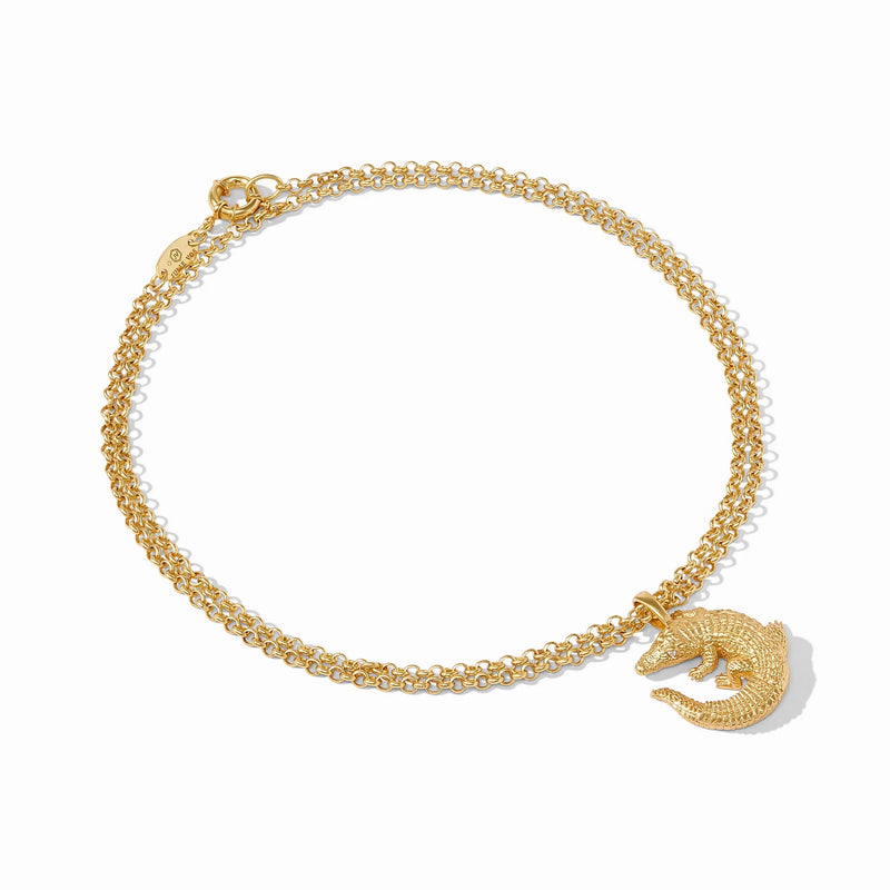 Alligator Gold Pendant