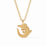 Alligator Gold Pendant