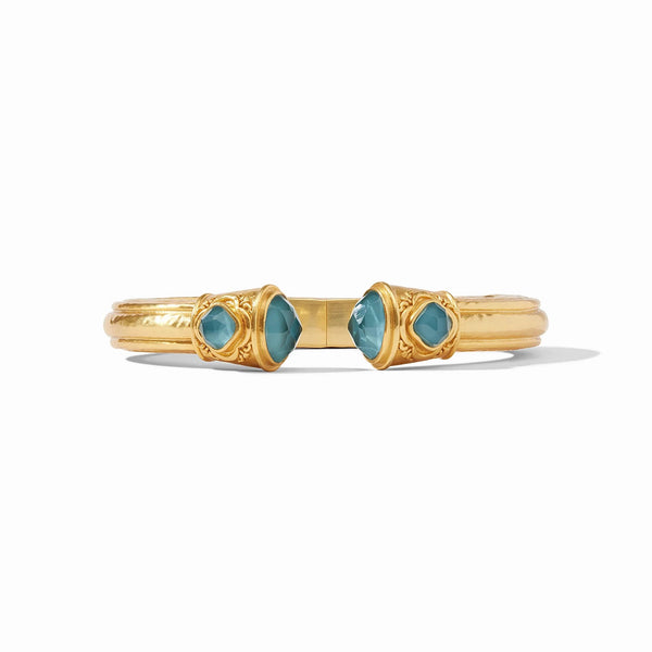 Astor Demi Cuff - Iridescent Peacock Blue