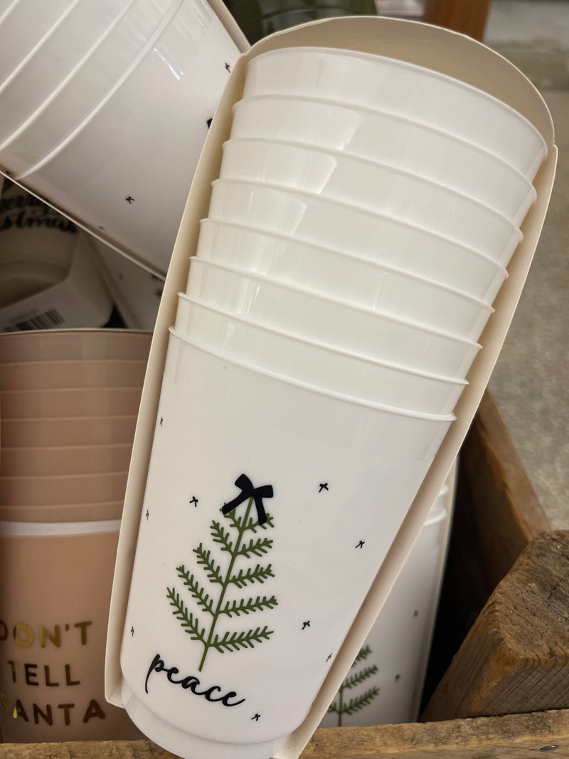 Tree Frost Cups - Set of Eight