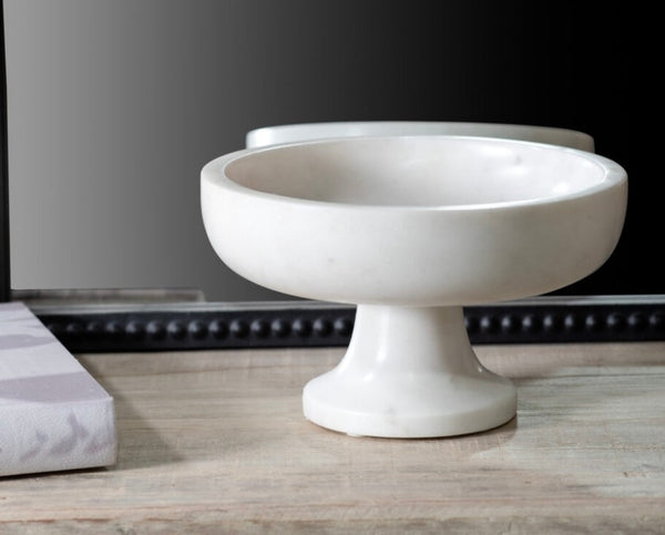 Marble Pedestal Bowl