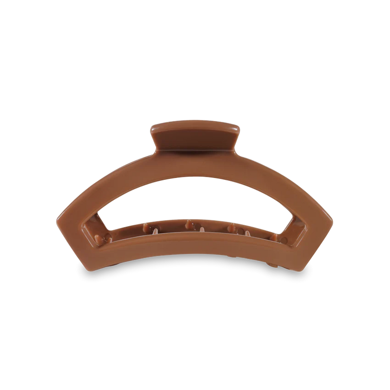 Teleties Open Caramel Hair Clip - Medium