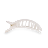 Teleties Coconut White Flat Clip - Small