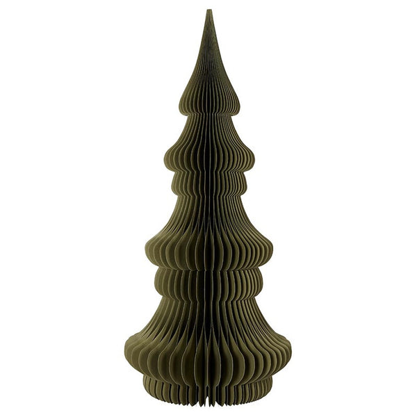 Noble Fir Forest Green Paper Trees