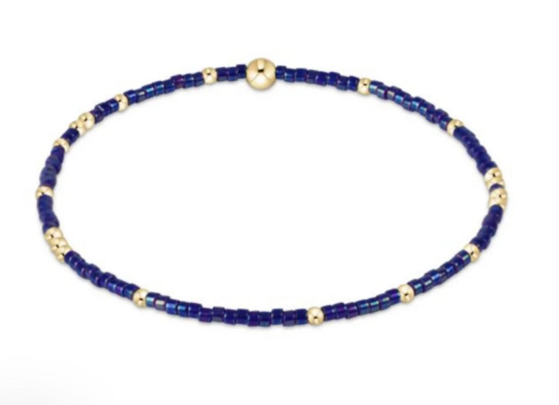 Hope Unwritten Bracelet - Blue Metallic