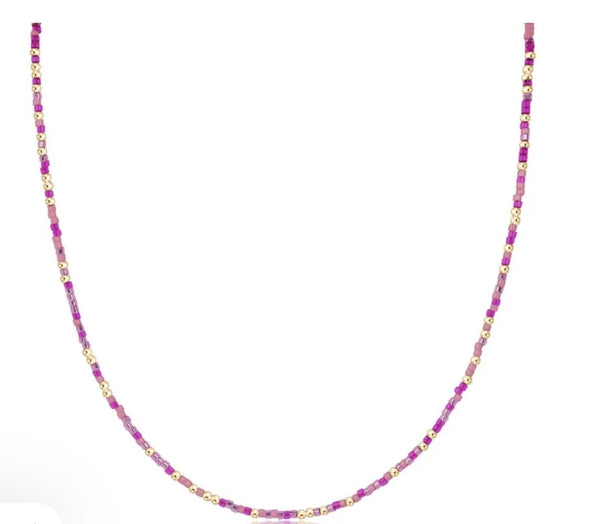 15" Choker Hope Unwritten - Back to the Fuchsia