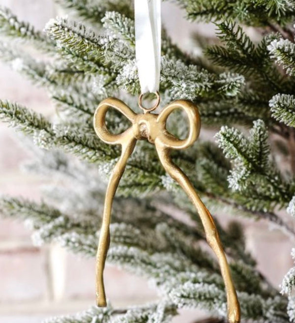 Gold Bow Ornament