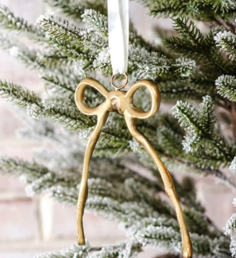 Gold Bow Ornament