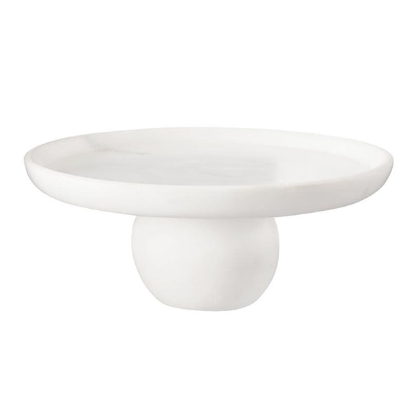 Marble Round Pedestal Tray - 10"