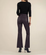 Stella High Rise Fab Ab Coated Denim Jeans - Sangria
