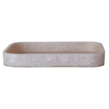 Soft Blush Resin Tray - Large