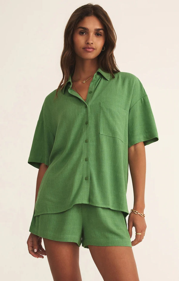 Tinsley Button Up Shirt - Lawn