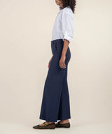 Meg High Rise Wide Leg Trousers - Navy