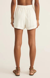 Topanga Linen Shorts - White