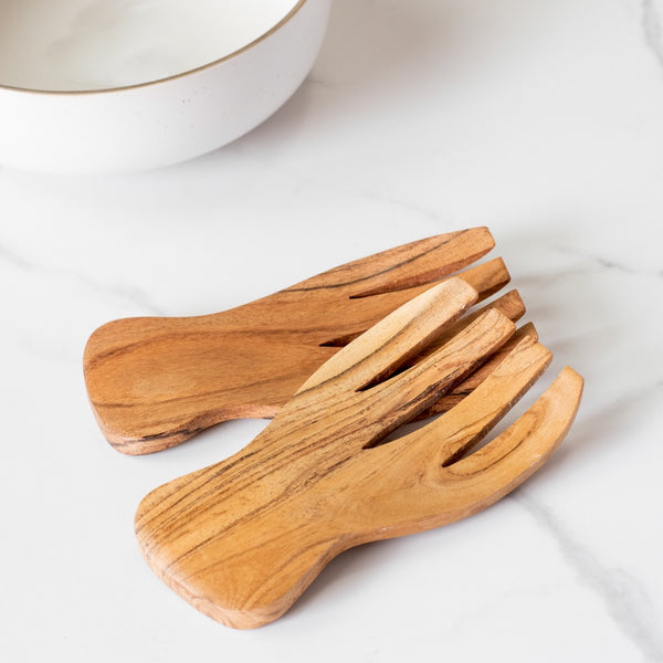 Wood Salad Server Set