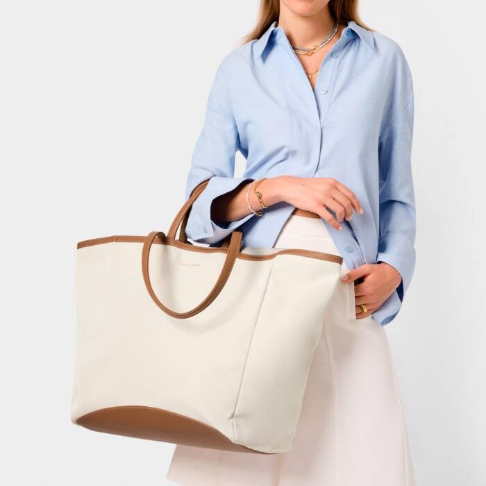 Siena Canvas Oversized Tote