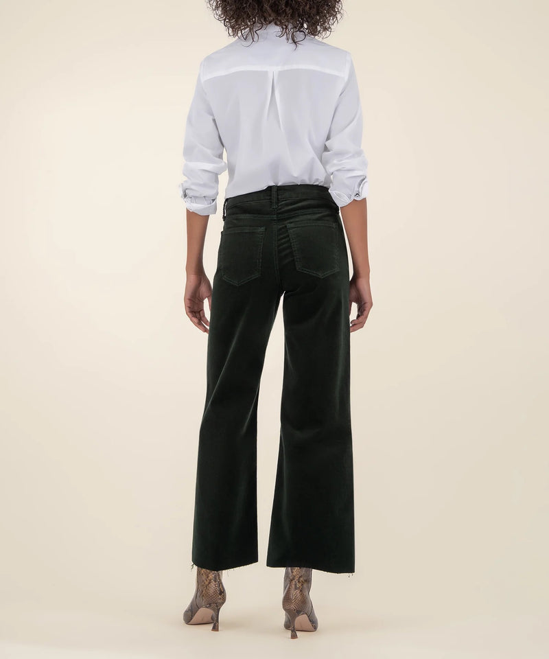 Meg Corduroy High Rise Fab Ab - Black