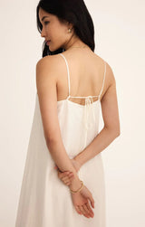 Coast Linen Maxi Dress - White