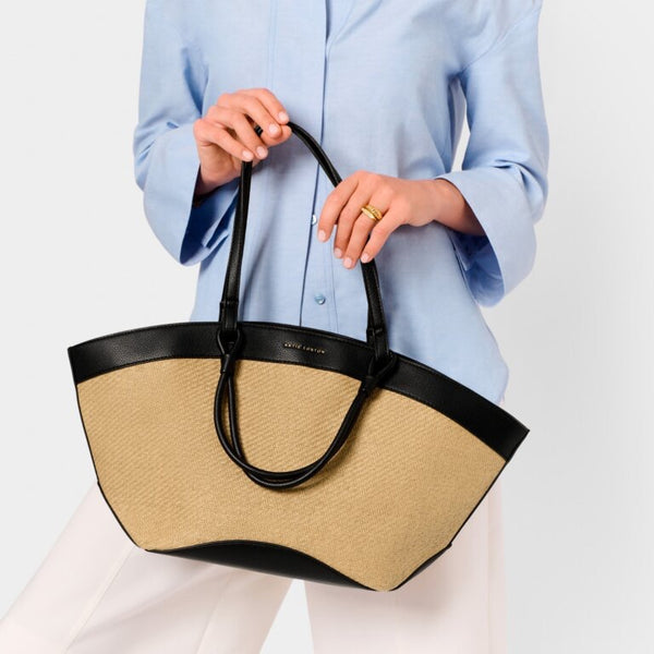 Riviera Raffia Tote Bag