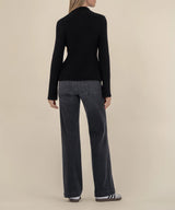 Hera Black Turtle Neck Sweater