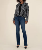Ava Snow Leopard Sweater Jacket