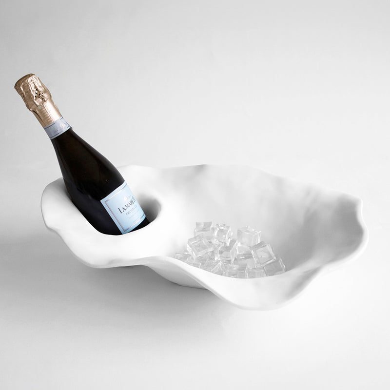 Luxury Melamine Ocean Oyster Champagne Bucket + Platter