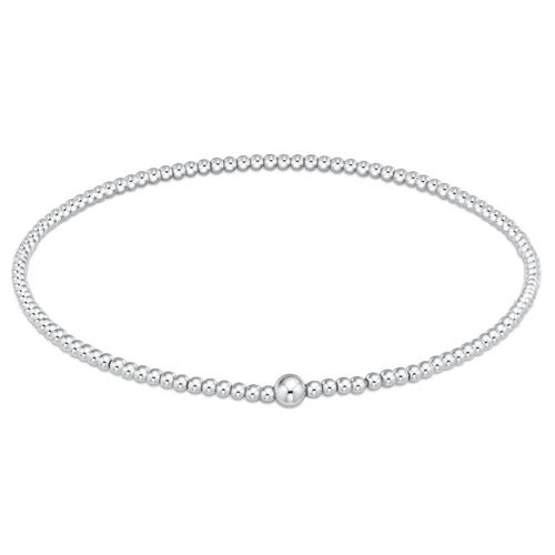 Classic Sterling 2mm Bead Bangle