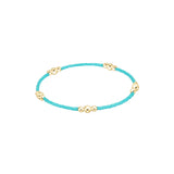 Hope Purpose Gold Bracelet - Turquoise