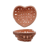 Stoneware Heart Basket