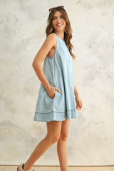 Eloise A Line Denim Dress