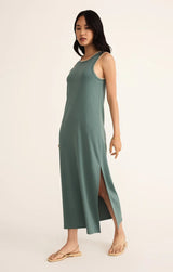 Delamer Midi Dress - Sea Pine