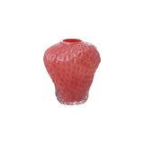 Glass Strawberry Vase