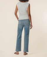 Rayna Banded Tank - Ivory