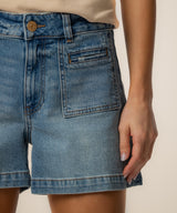 Jane High Rise Shorts - Vibes Wash