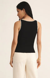 Jaidynn Rib Tank - Black