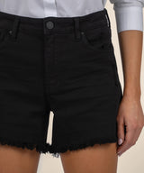 Jane High Rise Long Shorts - Black