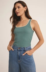 Jaidynn Rib Tank - Sea Pine