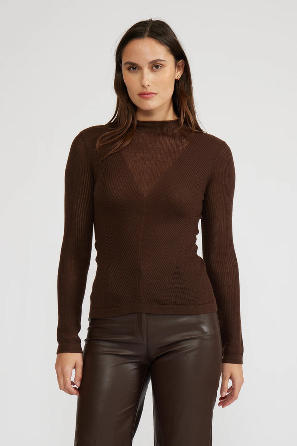 Martin Knit Top - Espresso