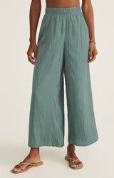 Sunset Satin Pant - Sea Pine