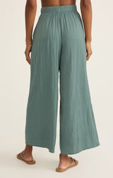 Sunset Satin Pant - Sea Pine
