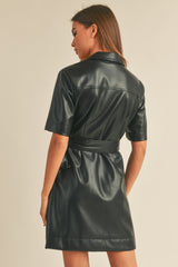 Bennett Collared Wrap Dress