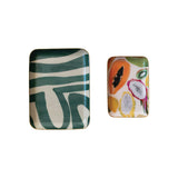 Abstract Enamel Trays